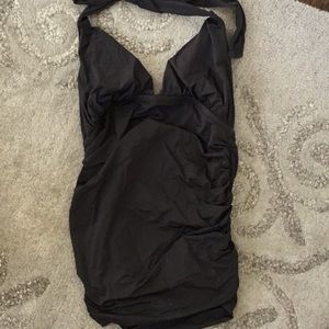 Ingrid & Isabel maternity swim top black size M